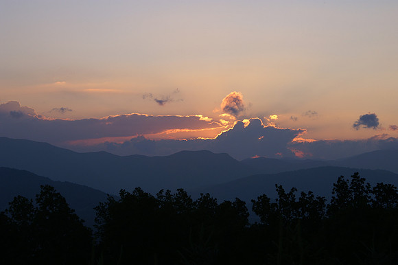 From the top of Jonas Ridge, NC