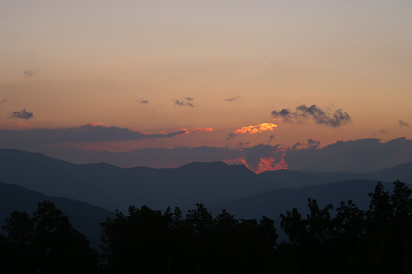From the top of Jonas Ridge, NC