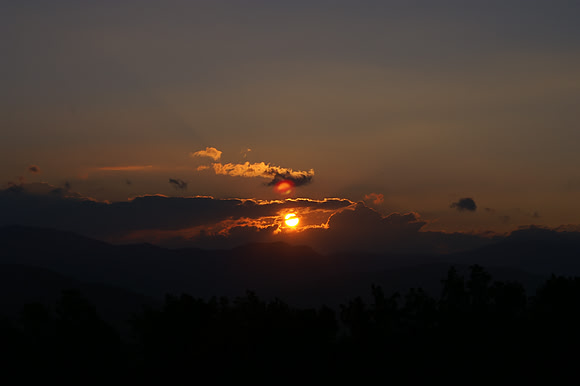 From the top of Jonas Ridge, NC