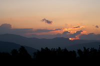 From the top of Jonas Ridge, NC
