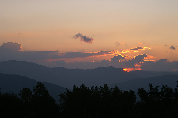 From the top of Jonas Ridge, NC