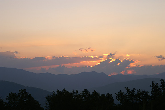 From the top of Jonas Ridge, NC