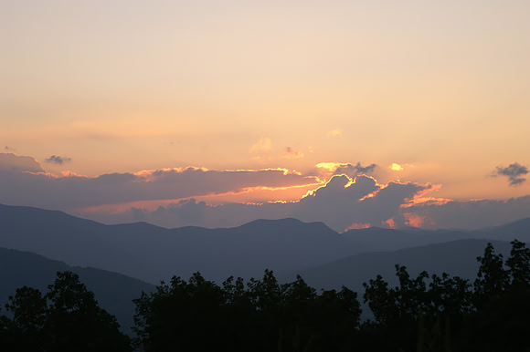 From the top of Jonas Ridge, NC