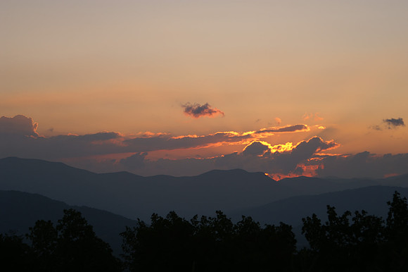 From the top of Jonas Ridge, NC