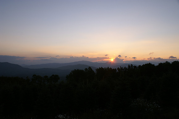 From the top of Jonas Ridge, NC