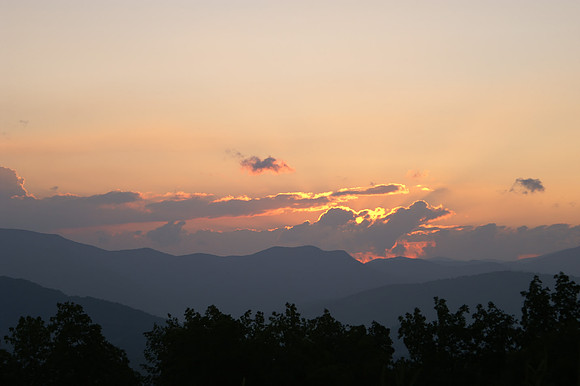 From the top of Jonas Ridge, NC