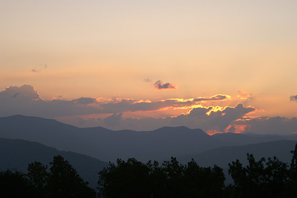 From the top of Jonas Ridge, NC