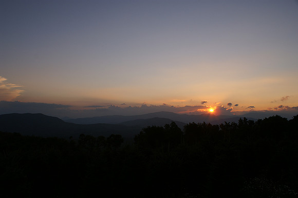 From the top of Jonas Ridge, NC