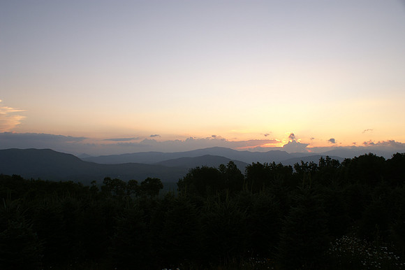 From the top of Jonas Ridge, NC