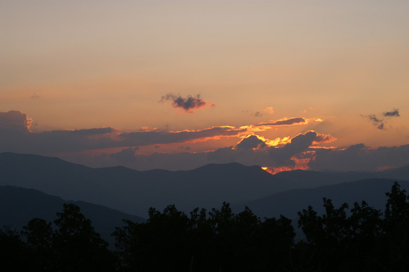 From the top of Jonas Ridge, NC