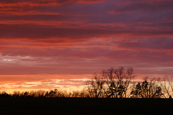 Sunsets from my backyard