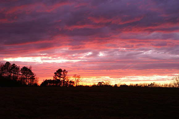 Sunsets from my backyard