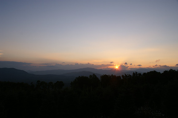 From the top of Jonas Ridge, NC