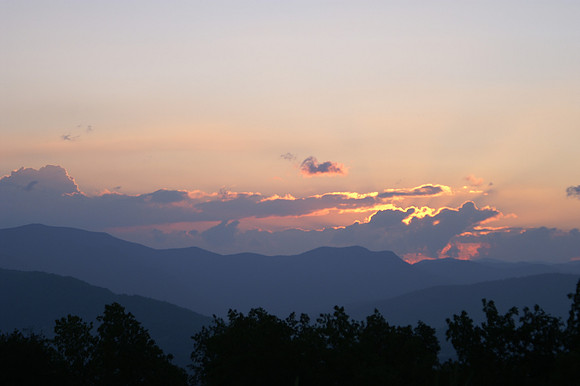 From the top of Jonas Ridge, NC