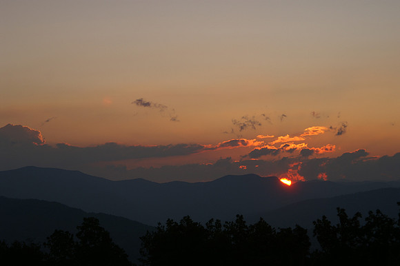 From the top of Jonas Ridge, NC