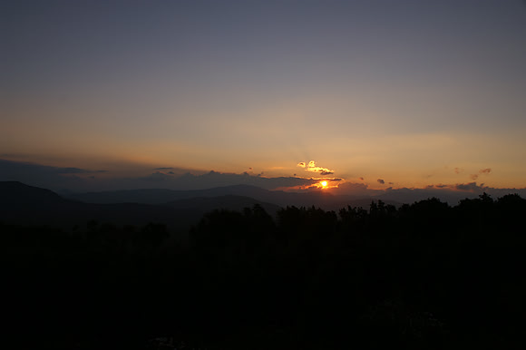From the top of Jonas Ridge, NC