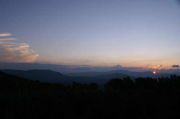 From the top of Jonas Ridge, NC