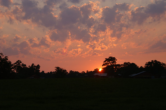 Sunset from my Back Yard