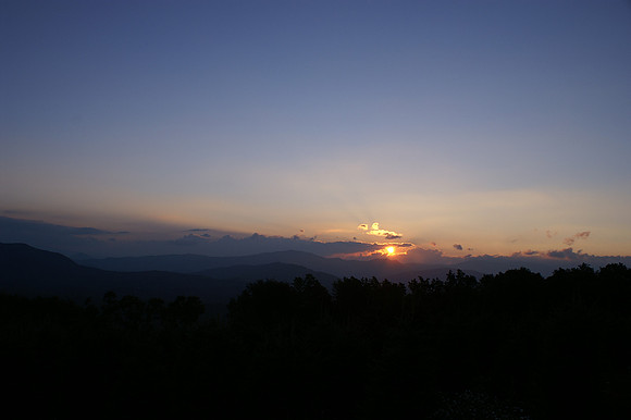 From the top of Jonas Ridge, NC
