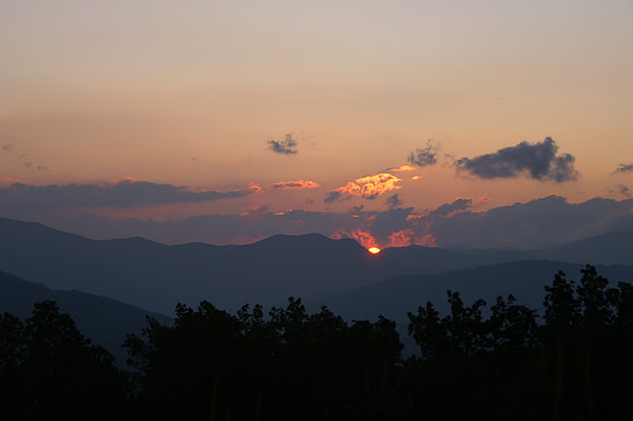 From the top of Jonas Ridge, NC