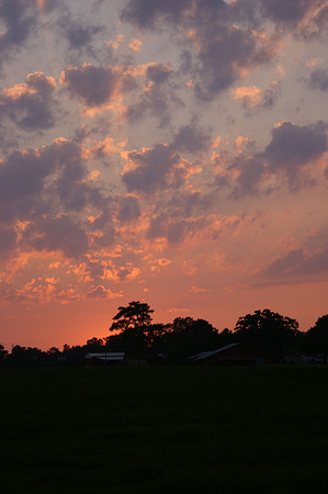 Sunset from my Back Yard