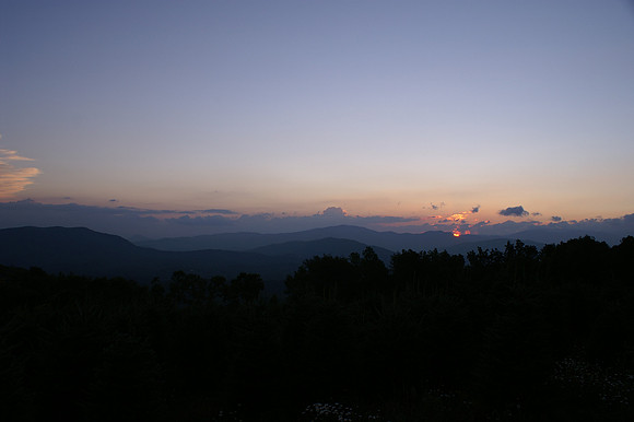 From the top of Jonas Ridge, NC