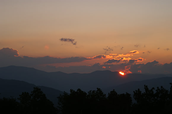 From the top of Jonas Ridge, NC