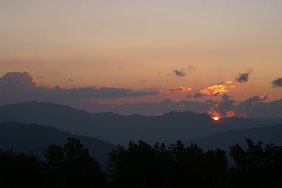 From the top of Jonas Ridge, NC