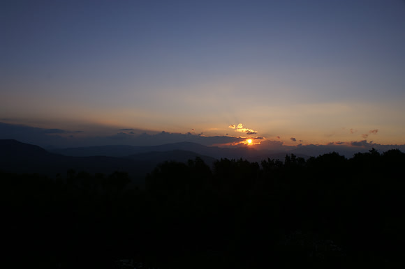 From the top of Jonas Ridge, NC