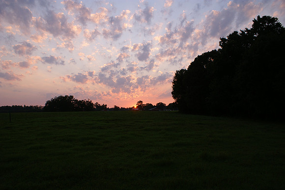 Sunset from my Back Yard