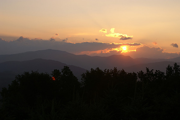 From the top of Jonas Ridge, NC