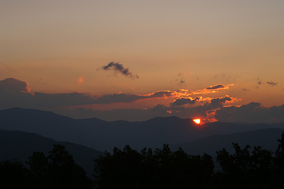 From the top of Jonas Ridge, NC