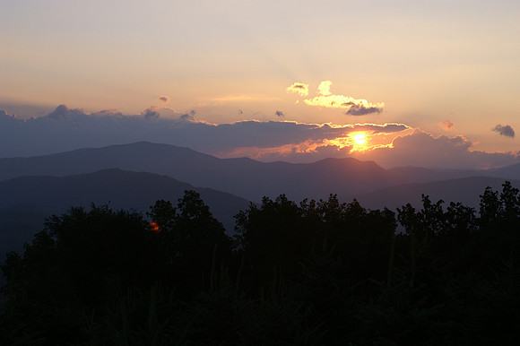 From the top of Jonas Ridge, NC