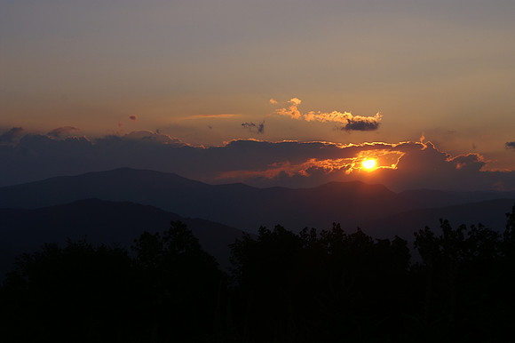 From the top of Jonas Ridge, NC