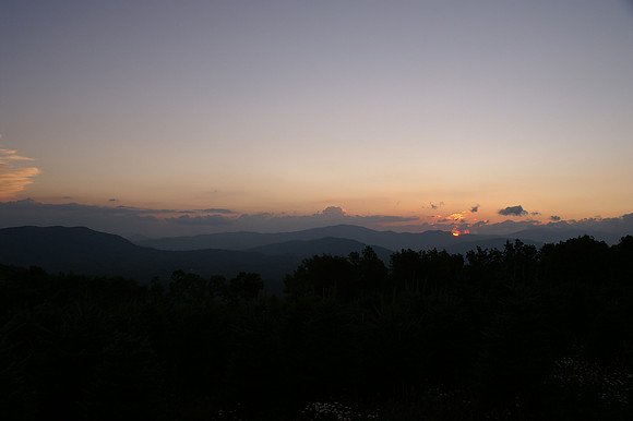 From the top of Jonas Ridge, NC