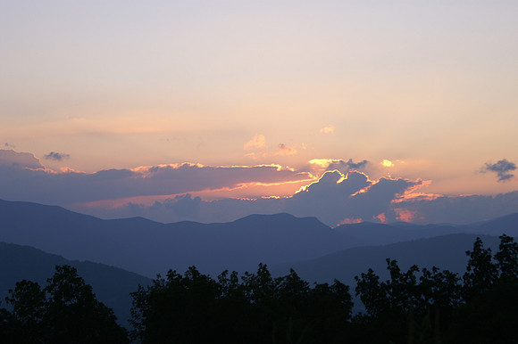 From the top of Jonas Ridge, NC
