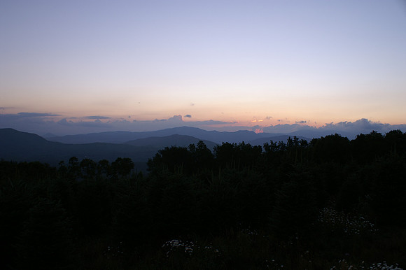From the top of Jonas Ridge, NC