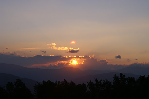 From the top of Jonas Ridge, NC