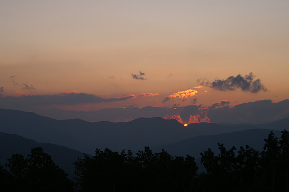 From the top of Jonas Ridge, NC