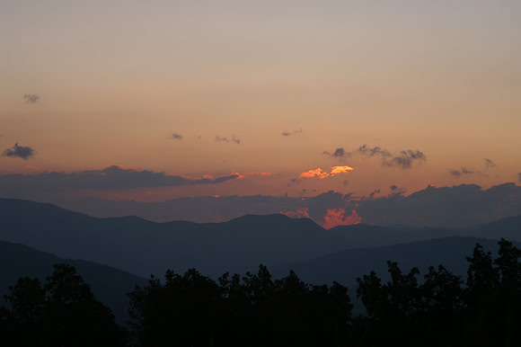 From the top of Jonas Ridge, NC
