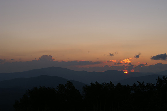 From the top of Jonas Ridge, NC