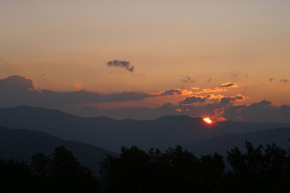 From the top of Jonas Ridge, NC