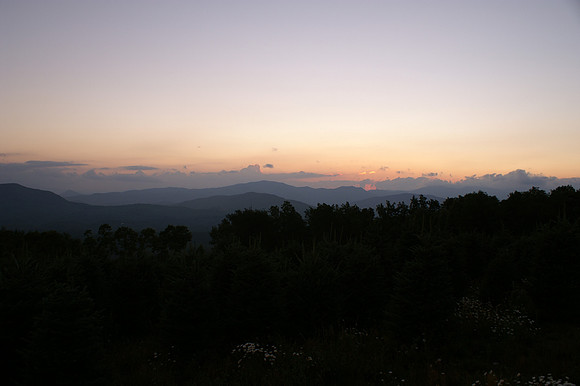 From the top of Jonas Ridge, NC