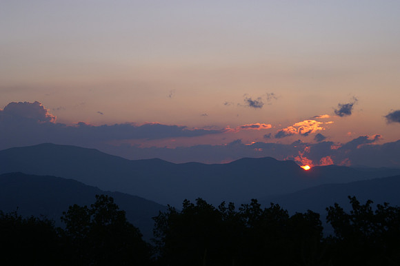 From the top of Jonas Ridge, NC